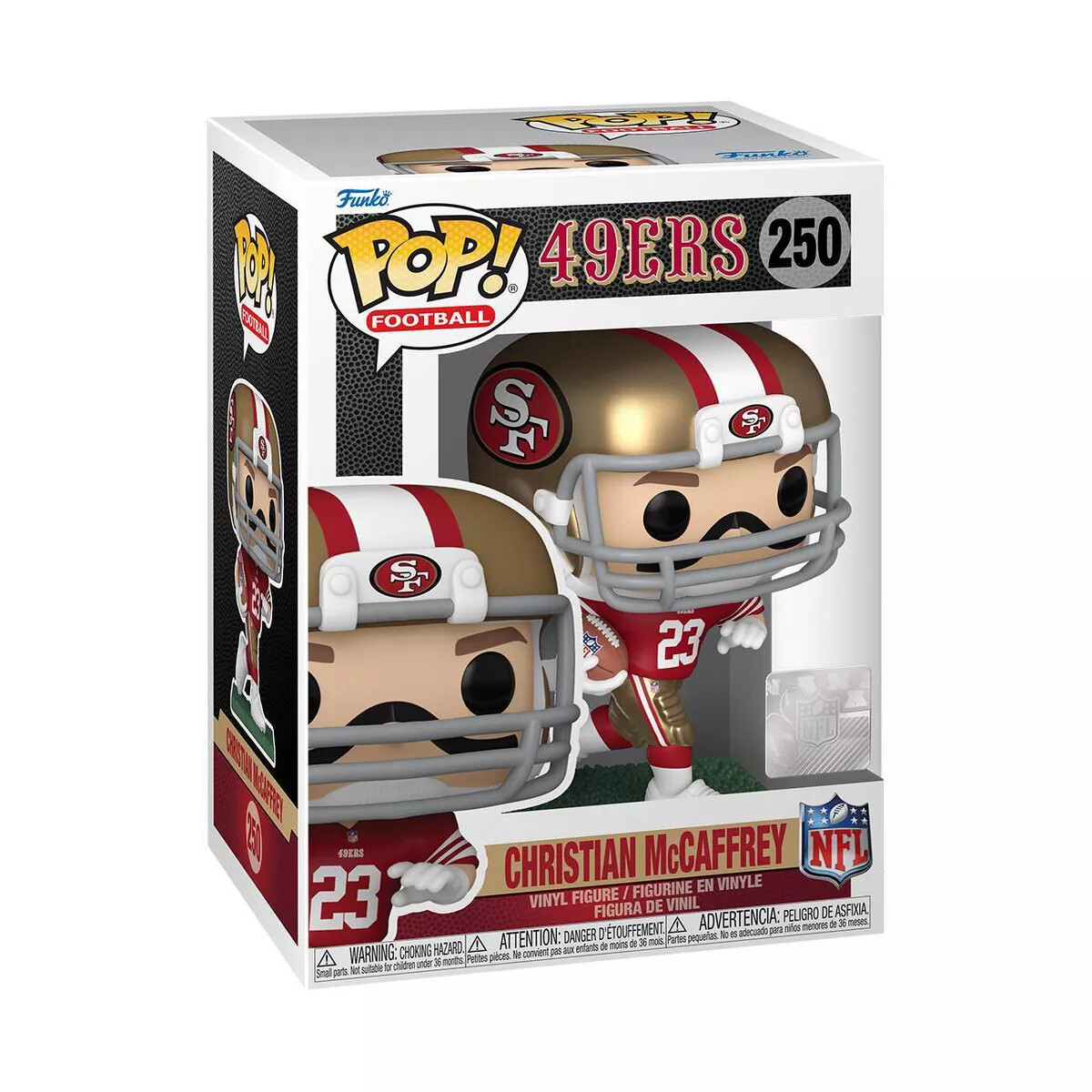CHRISTIAN MCCAFFREY - SAN FRANCISCO 49ERS - FUNKO POP - BRAND NEW