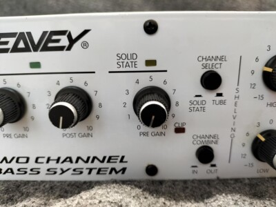 Peavey T-Max 2 Channel Tube Bass Guitar Amplifier Amp Tested