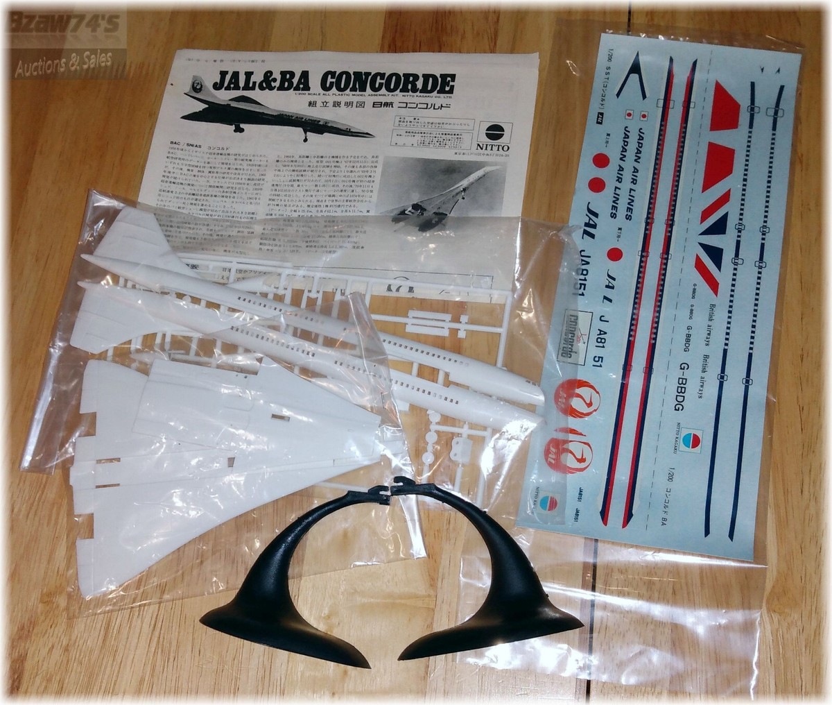 Nitto, JAL & BA: Japan Airlines & British Airways Concorde, 1/200