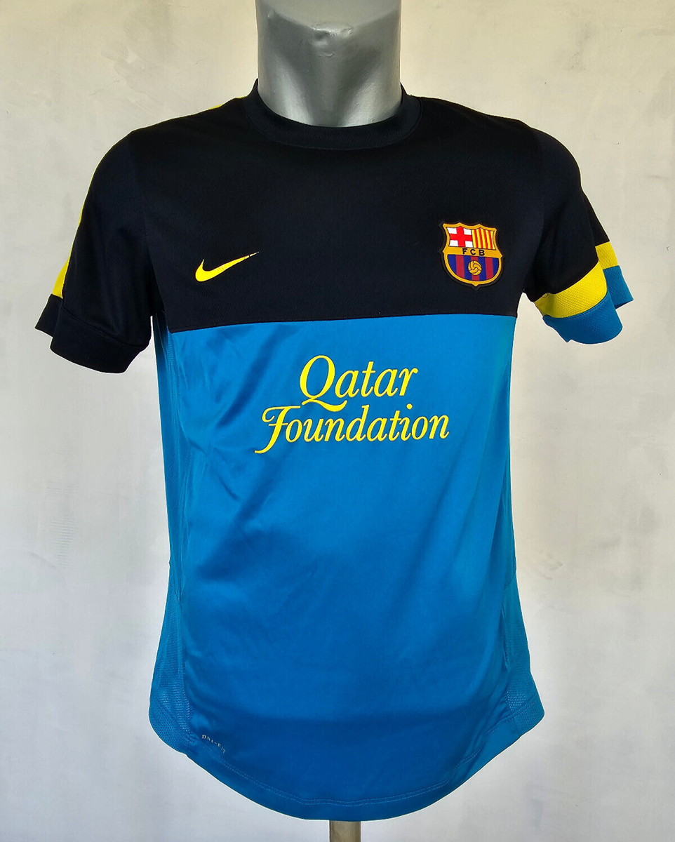 FC Barcelona 2012 - 2013 Training Jersey Nike Blue Shirt Size Boys