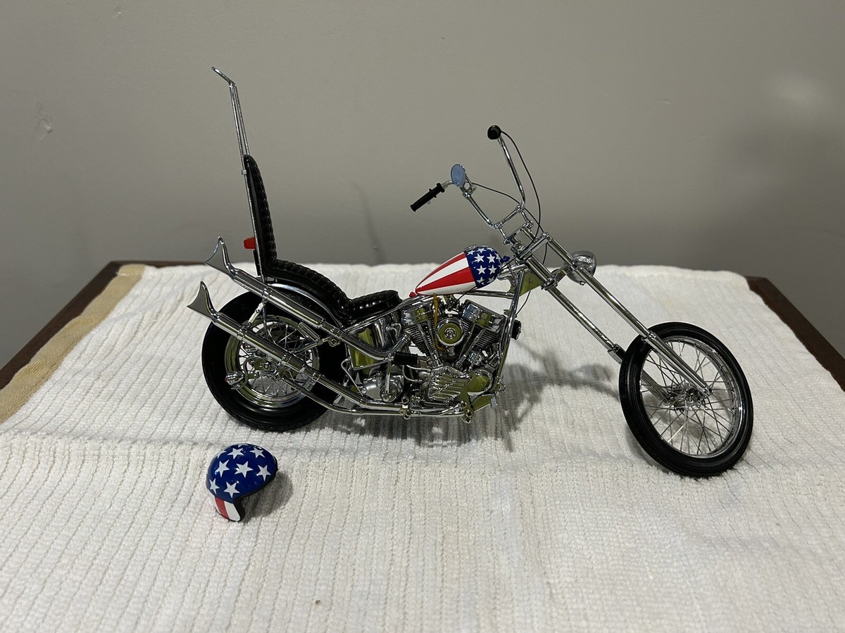 Franklin Mint 1/10 Scale Harley Davidson Easy Rider Chopper | eBay