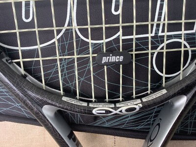 Prince EXO3 Black 100 4 3/8” Tennis Racket W/cover #3 | eBay