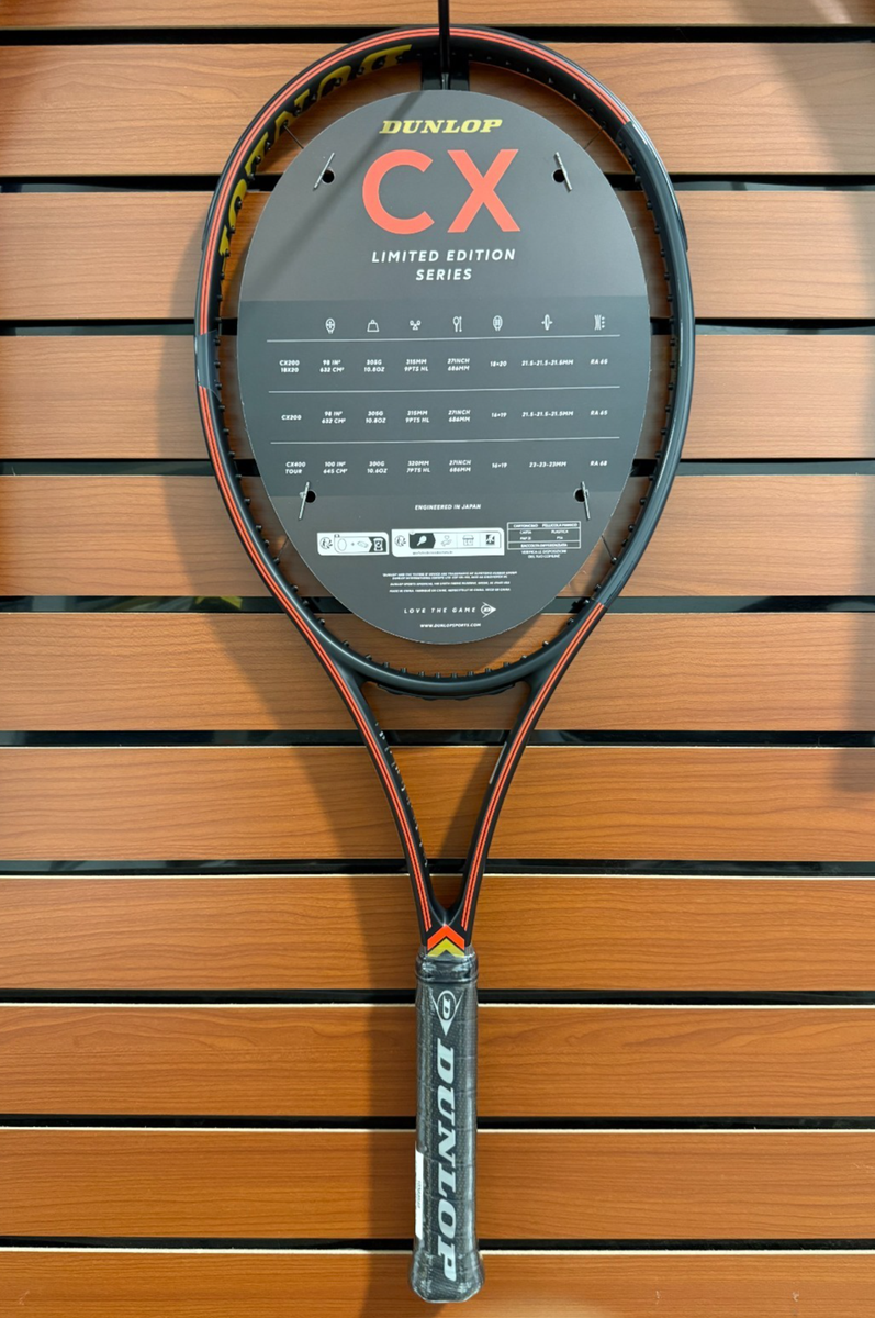 Dunlop CX 200 Limited Edition Tennis Racket NEW, G2 (4 1/4