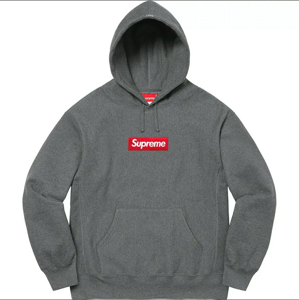Supreme Box Logo Hooded Hoodie Charcoal Large IN HAND FW21 Fast