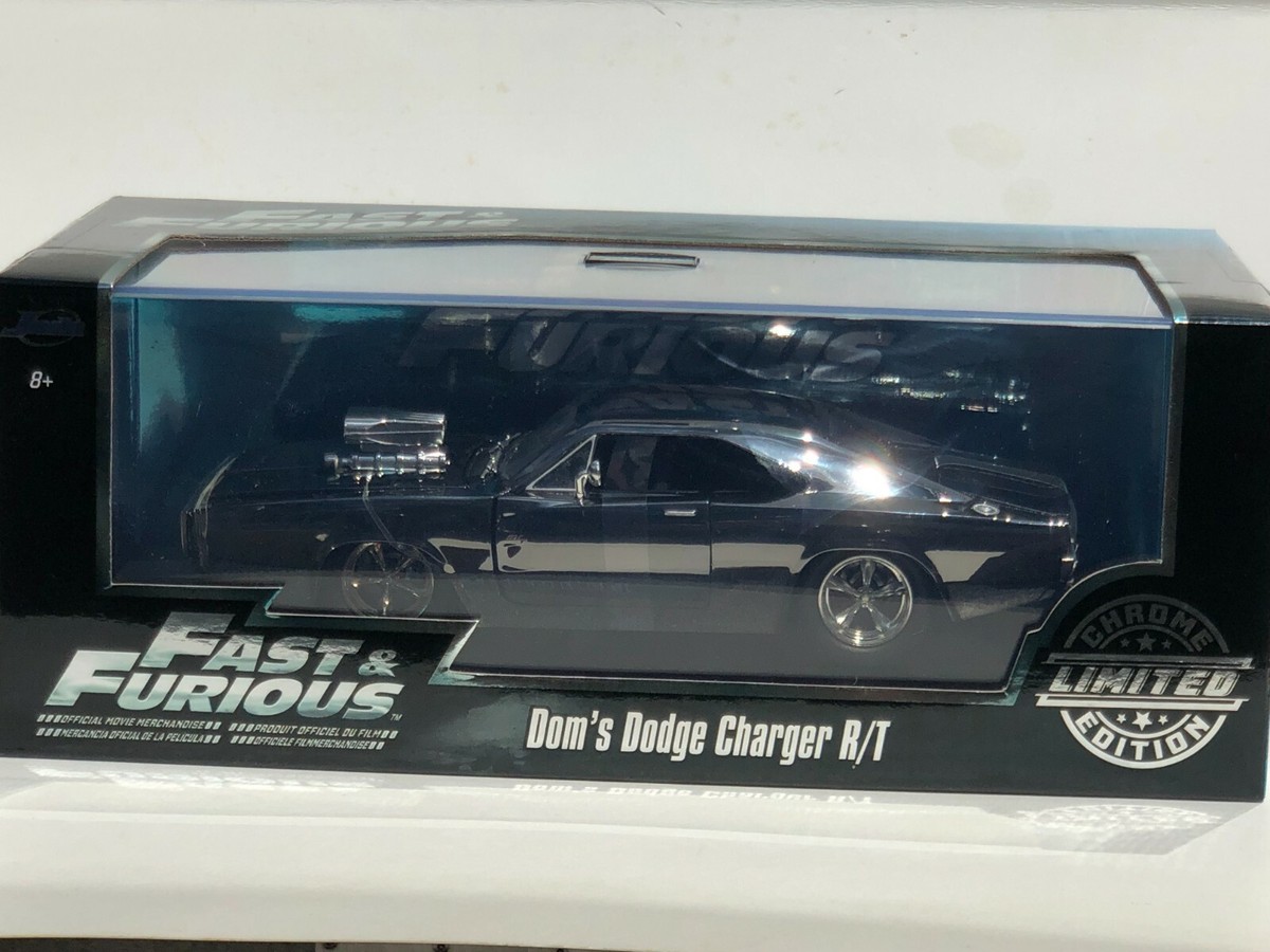 JADA FAST & FURIOUS DOM'S 1970 DODGE CHARGER R/T 1:24 CHROME