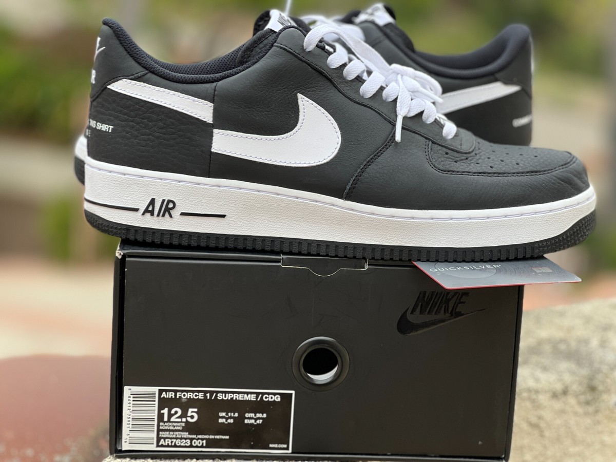 Size 12.5 Nike Supreme Comme des Garcons Air Force 1 Sample CDG