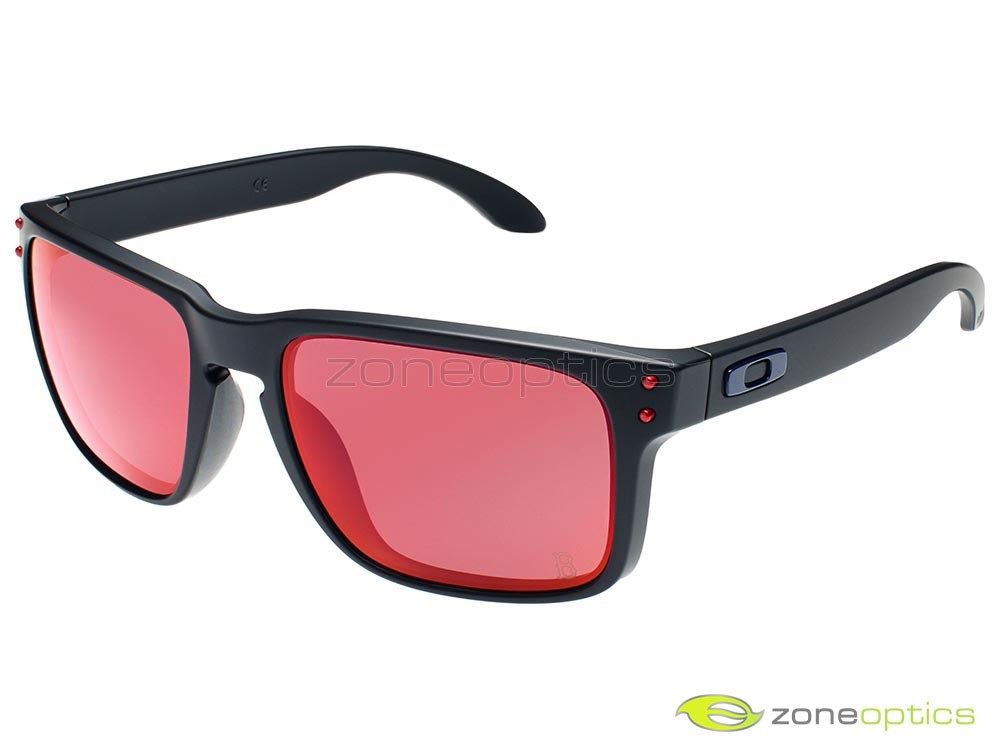Oakley Holbrook MLB Red Sox Sunglasses OO9102-I755 Matte Black