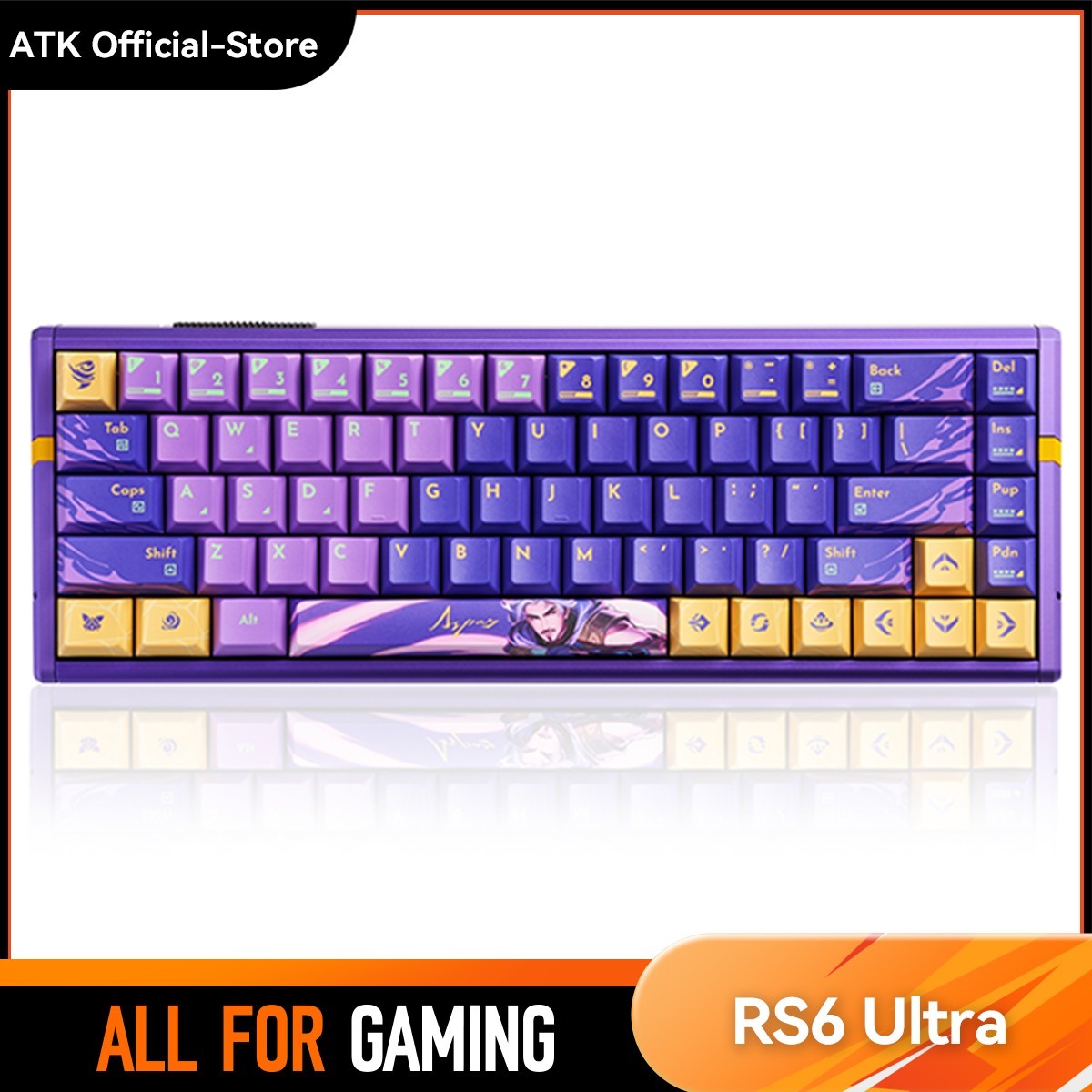 ATK × Aspas RS6 Ultra Hall Effect Gamming Keyboard – CNC Aluminum