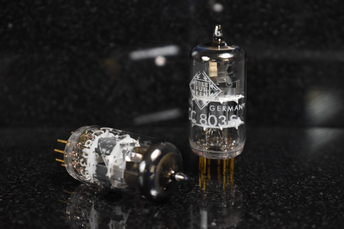 TELEFUNKEN ECC803S Vacuum tube with diamond mark 2 pcs set Boxed