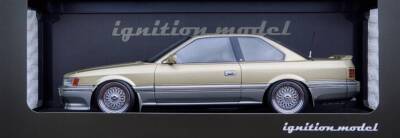 ignition model 1/18 Nissan Leopard 3.0 Ultima F31 IG1012 Gold