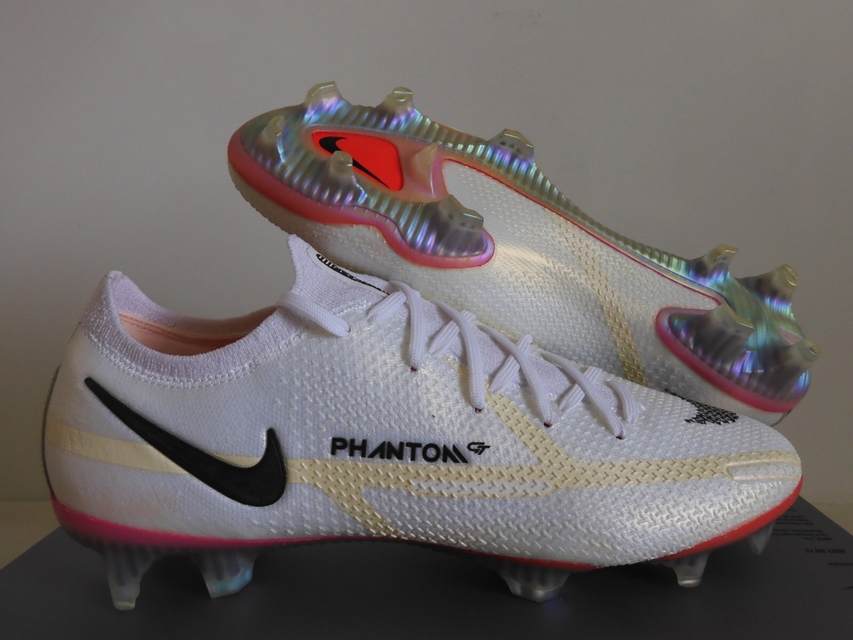 Nike Phantom Gt2 Elite Fg Rawdacious White-Black-Crimson Mens Sz 7