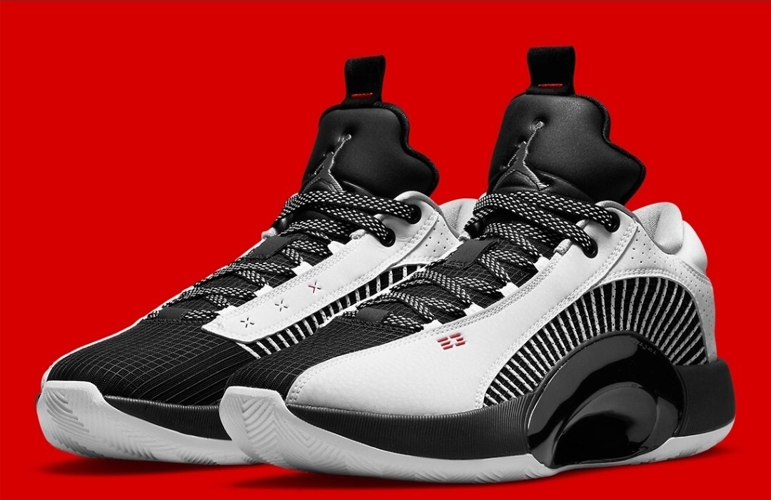 🔶NIKE AIR JORDAN XXXV 35 SCARFACE WHITE BLACK LOW SNEAKERS CW2460