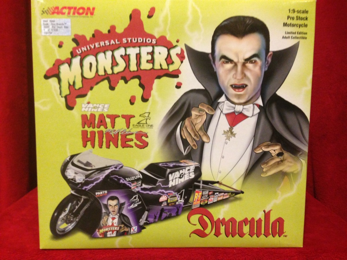 Action NHRA 1:9 Scale Pro Stock Motorcycle MATT HINES MONSTERS
