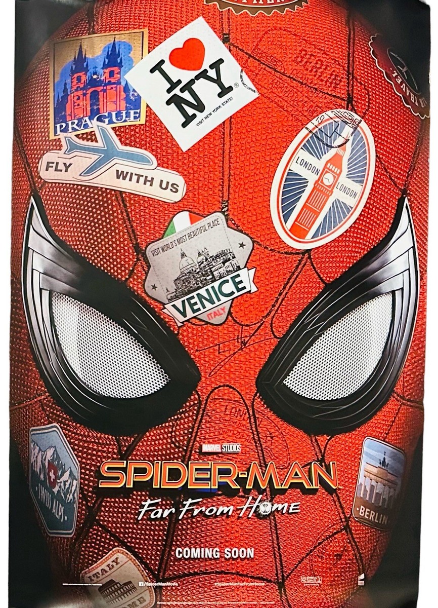 Tom Holland Signed 27x40 Spider-Man Far From Home Movie Poster