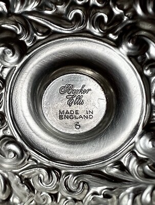 Set of Six Antique English Silver Plated “Barker Ellis” Wine