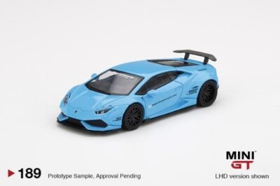 MINI GT 189 LB WORKS Lamborghini Huracán ver. 1 Light Blue LHD | eBay