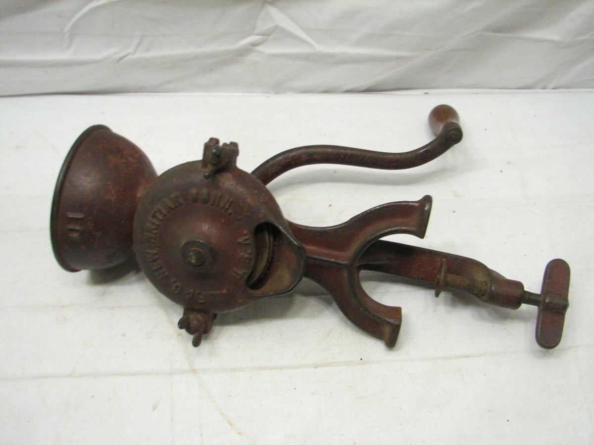 L.F & C New Britain Conn Crown Coffee Grinder Mill Landers Frary