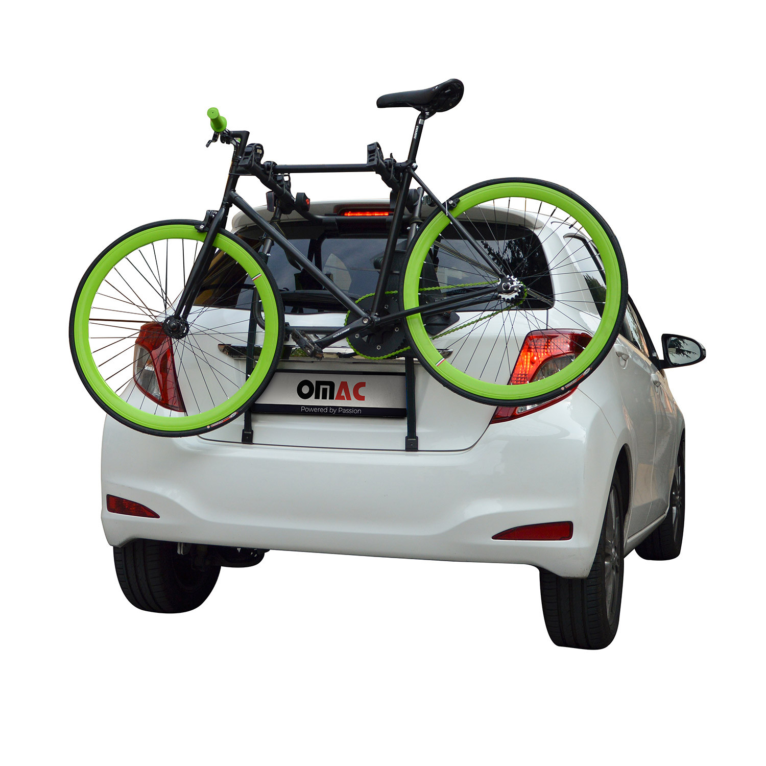 Rear Trunk Mount 3 Bike Rack Foldable Steel Carrier Hatchback