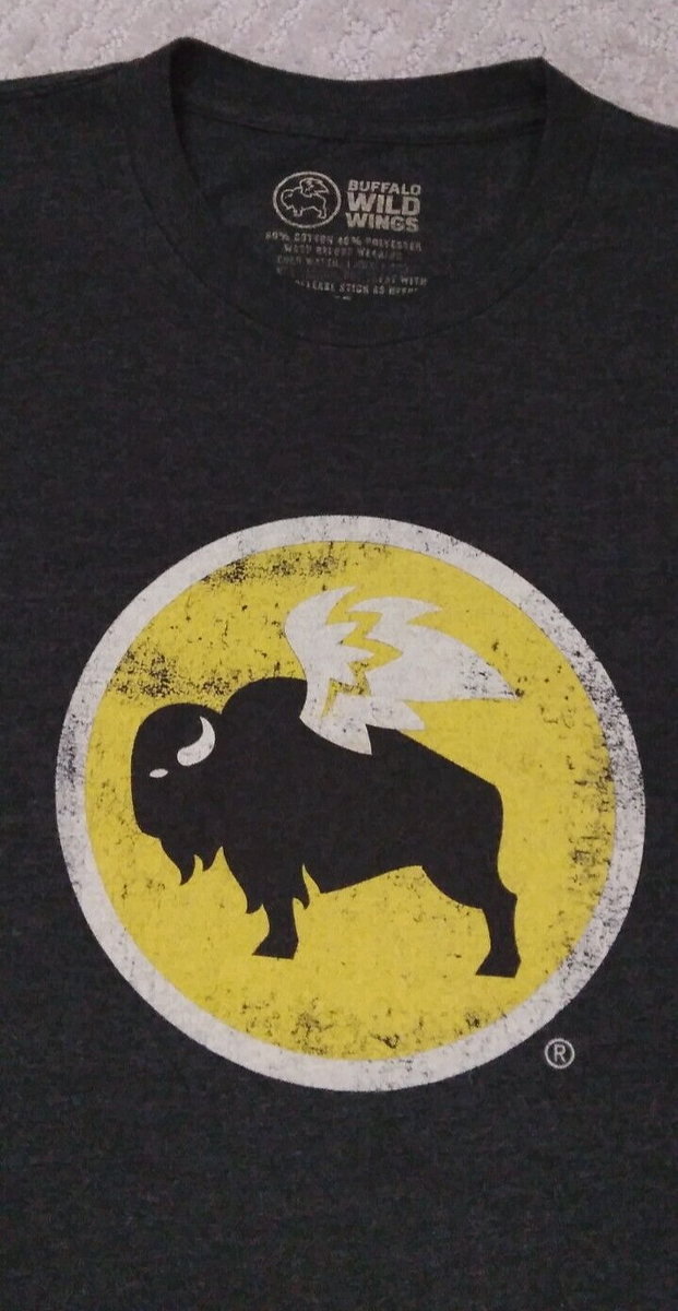 Buffalo Wild Wings Weathered Logo T Shirt _ Size Medium _ Color