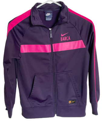Nike FC Barcelona 16/17 Training Jacket Purple Youth Size M Soccer