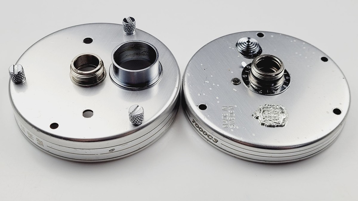 Abu Garcia Ambassadeur 7000 C3 Reel Part - Plate Set Silver