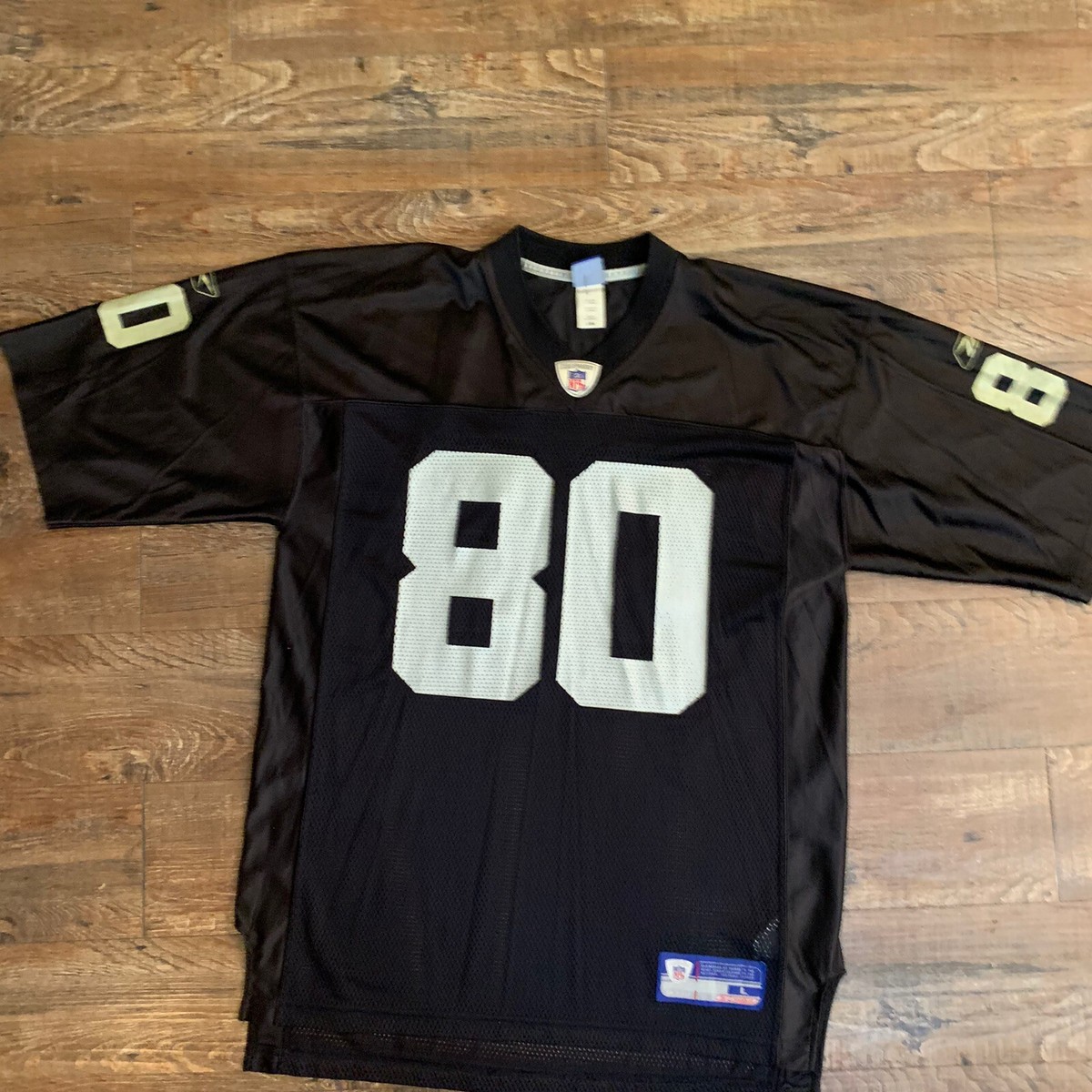 Vintage Jerry Rice Oakland Raiders 80 Black Jersey Size Large