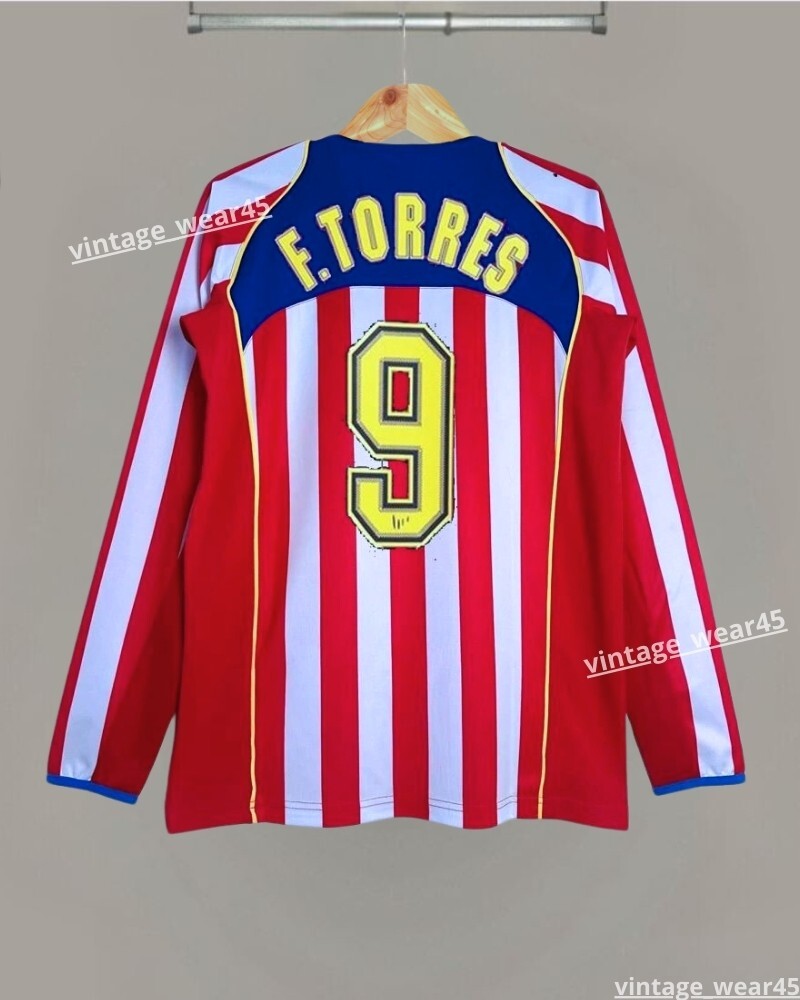 Fernando Torres #9 Atletico Madrid 2004/05 SpiderMan Retro Long