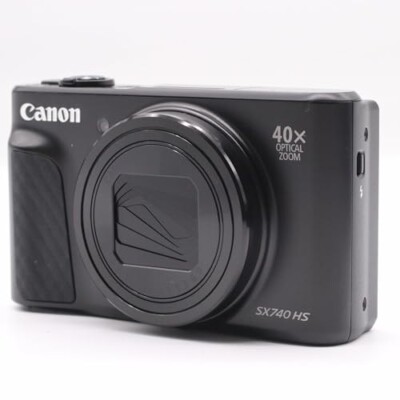Canon PowerShot SX740 HS Black Compact Digital Camera Zoom Lens