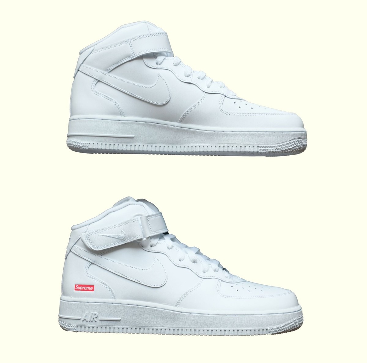 SUPREME NIKE AF1 MID AIR FORCE 1 SP SHOES MENs SZ 10 WOMENs SZ