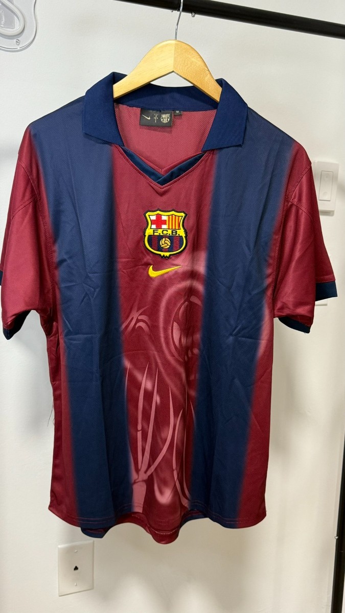 Barcelona x Travis Scott 2001 - CACTUS JACK SKELETON JERSEY | eBay