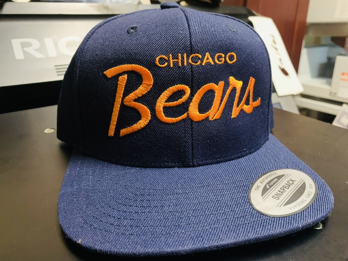 RUSH Chicago Bears 6 Panel Snap Back Hat 90s Christmas Vacation