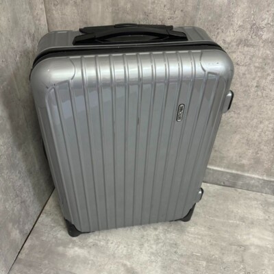 RIMOWA salsa 35L Silver 2-wheels Carry Case Suitcase 856 52 Travel