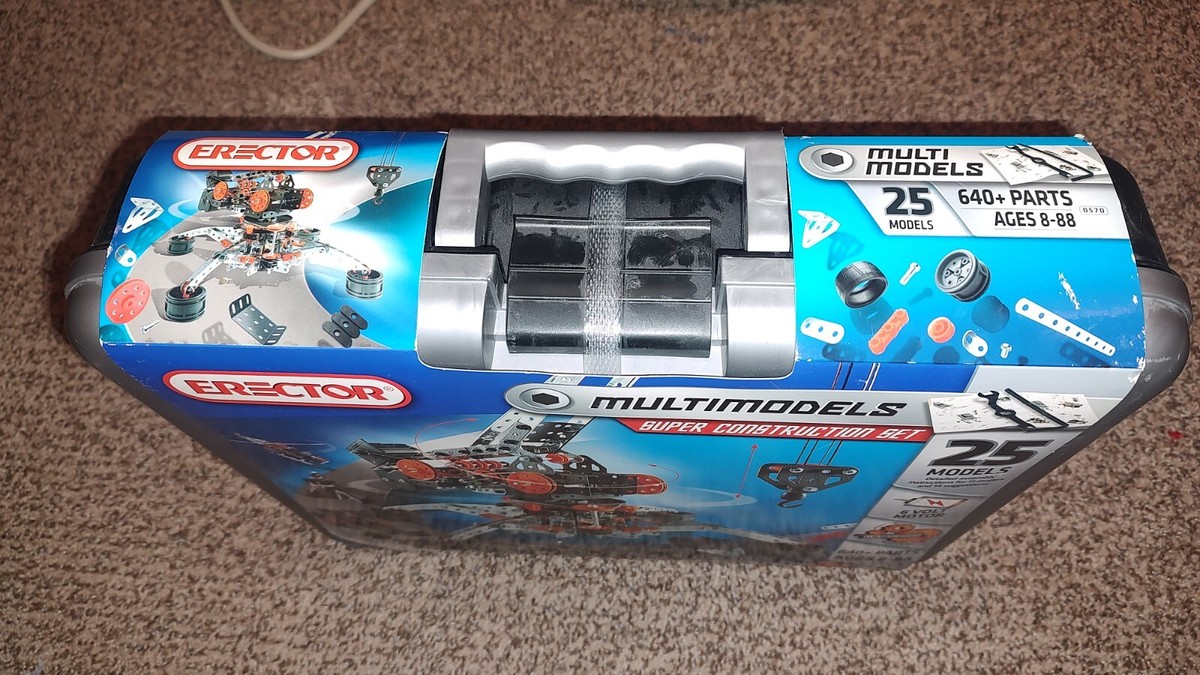 2012 Erector 0570 Super Construction Set 640+ Pieces (New/Sealed