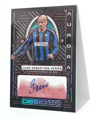 2022-23 Panini Obsidian Inter Milan Aurora Auto Juan Sebastian
