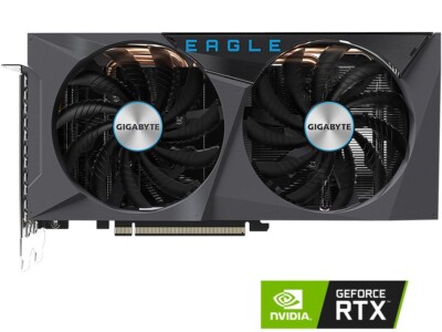 GIGABYTE GeForce RTX 3060 Ti EAGLE OC 8GB GDDR6 Graphics Card for