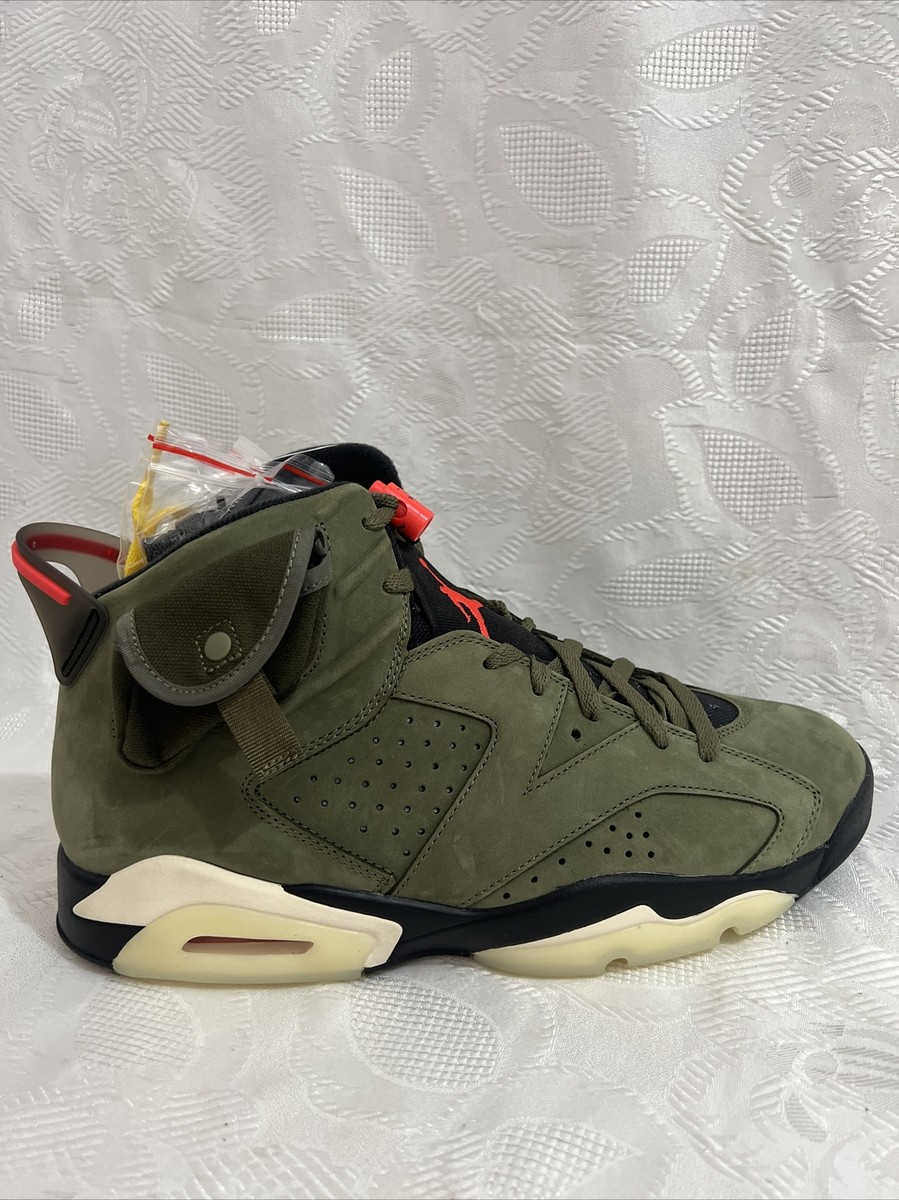 AIR JORDAN 6 VI RETRO SP 11.5 TRAVIS SCOTT CN1084 200 MEDIUM OLIVE