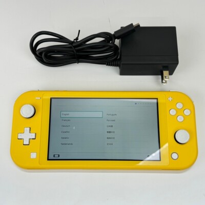 Refurbished Nintendo Switch Lite Yellow Console & Charger Region