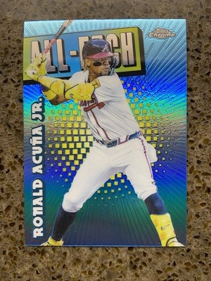 2025 Topps Chrome Ronald Acuña Jr. All-Etch Refractor Insert #CAE