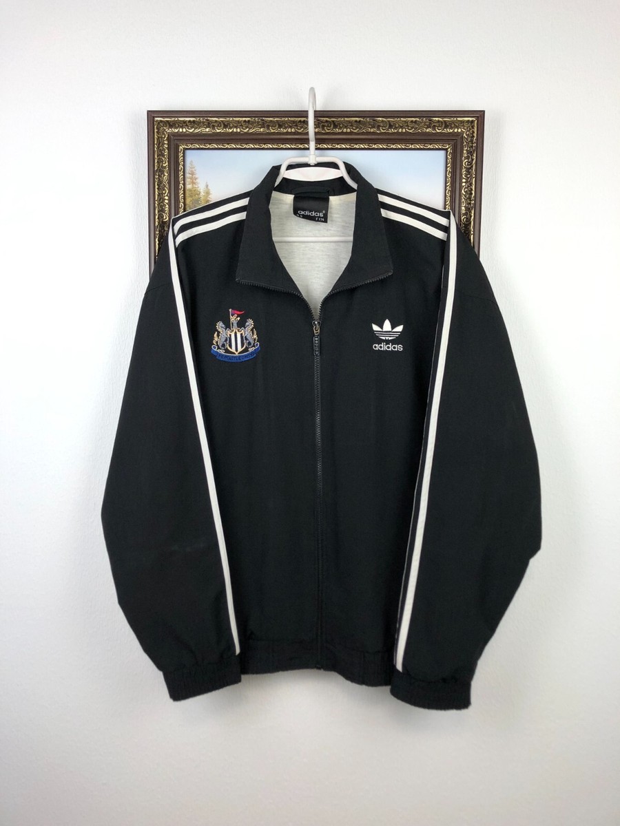Vintage 90's Adidas Newcastle United Football Track Top Soccer