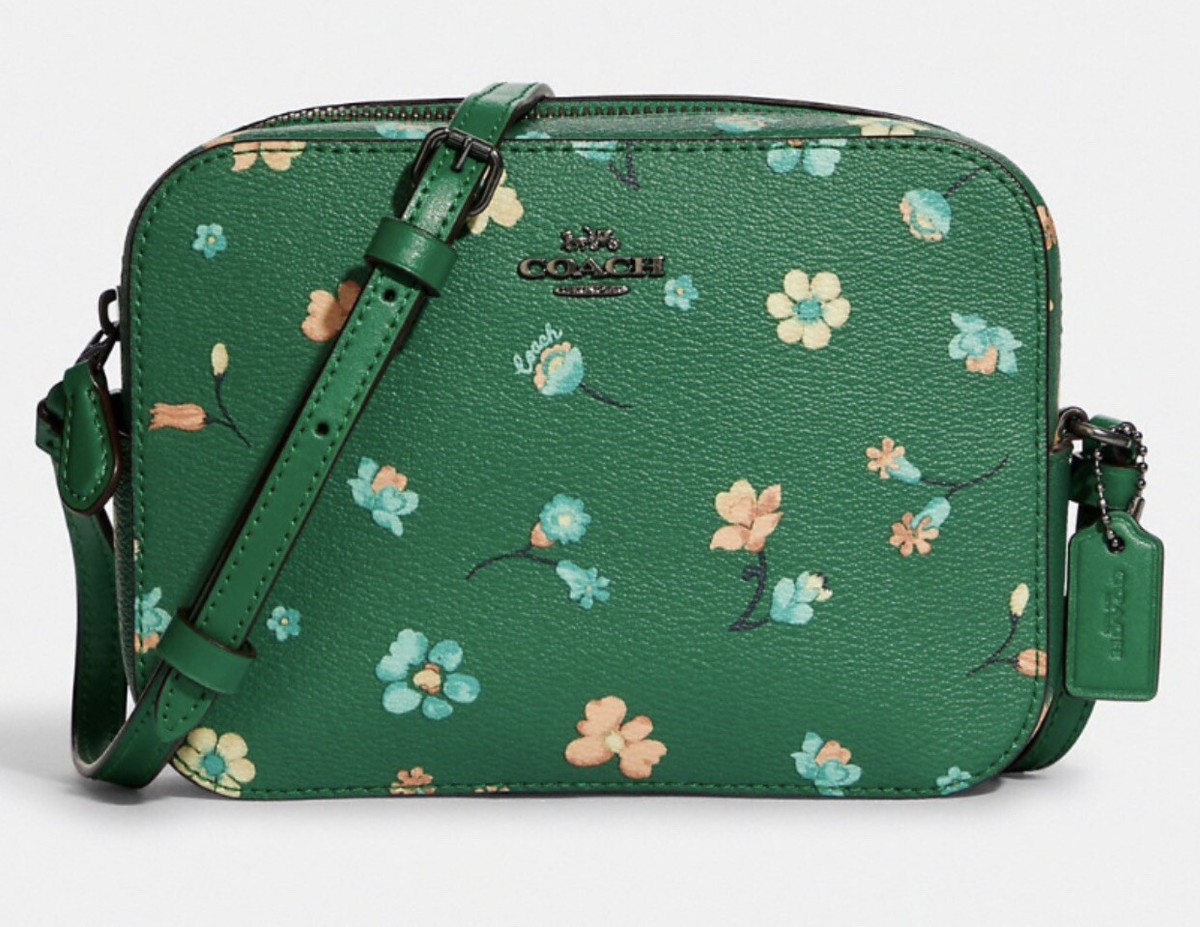 NWT COACH C8699 Mini Jamie Camera Bag Leather Mystical Floral