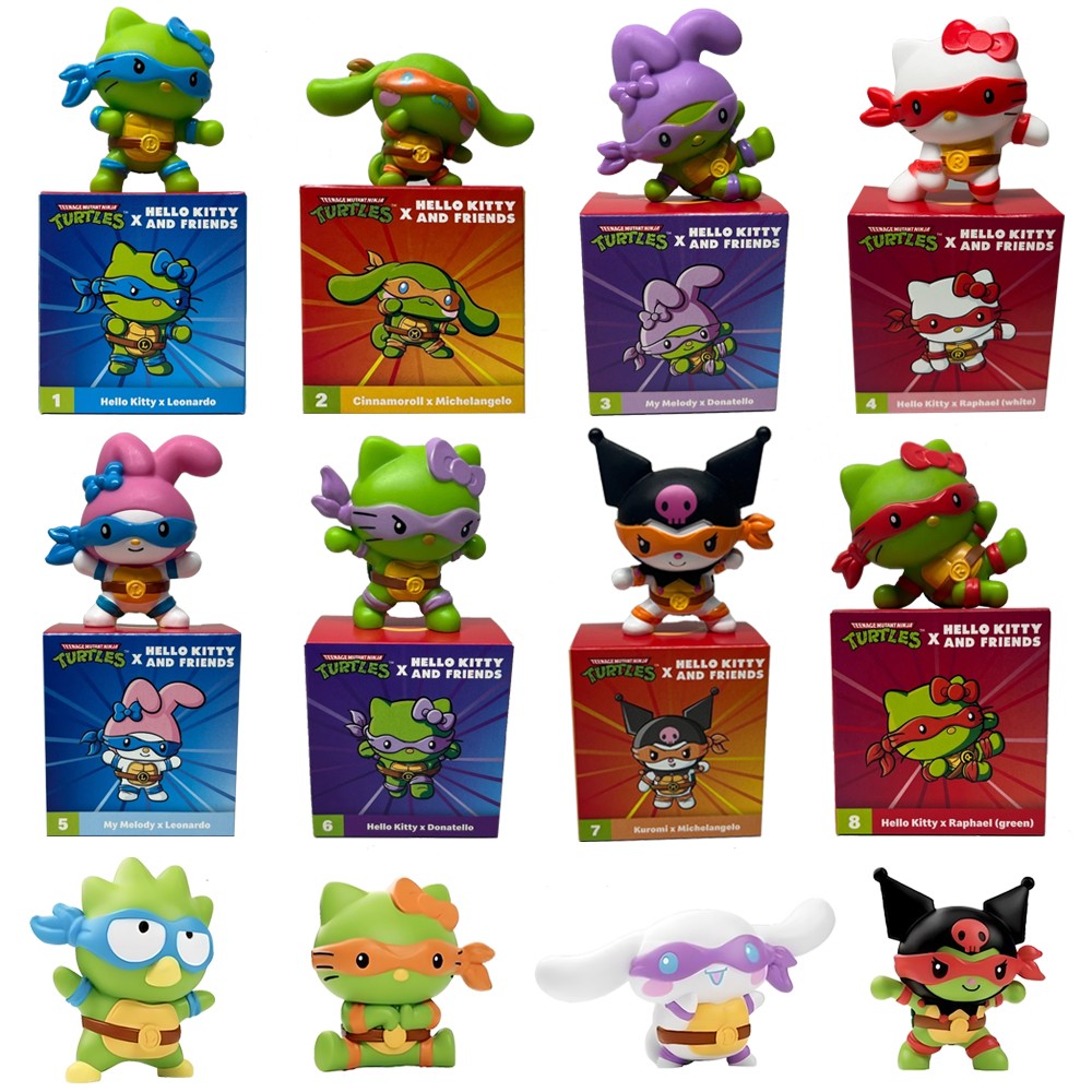 2025 NEW Teenage Mutant Ninja Turtles Hello Kitty Sanrio Happy