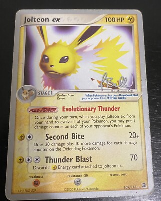 Jolteon ex 109/113 WORLD CHAMPIONSHIP 2006 Delta Species Pokemon