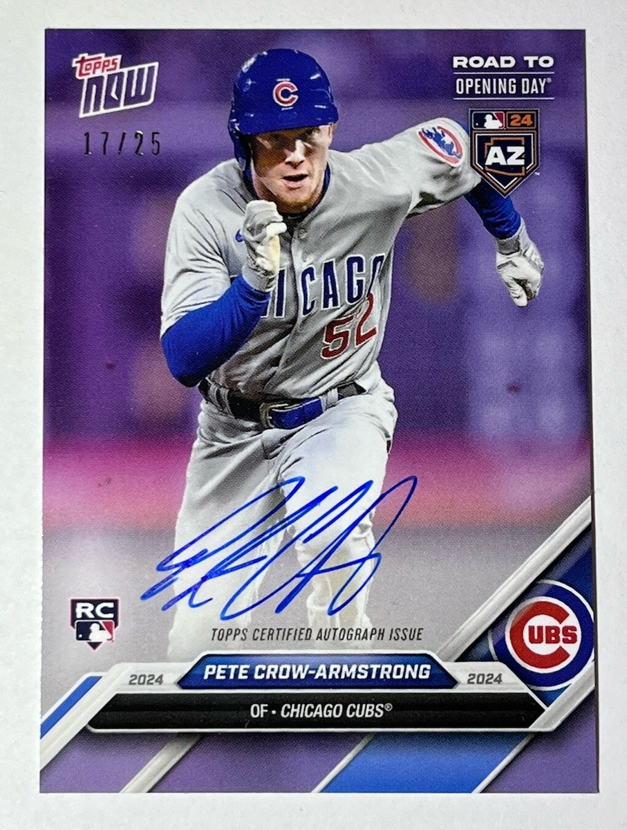 2024 Topps Now MLB Road To Opening Day Autograph #PCA-A Pete Crow