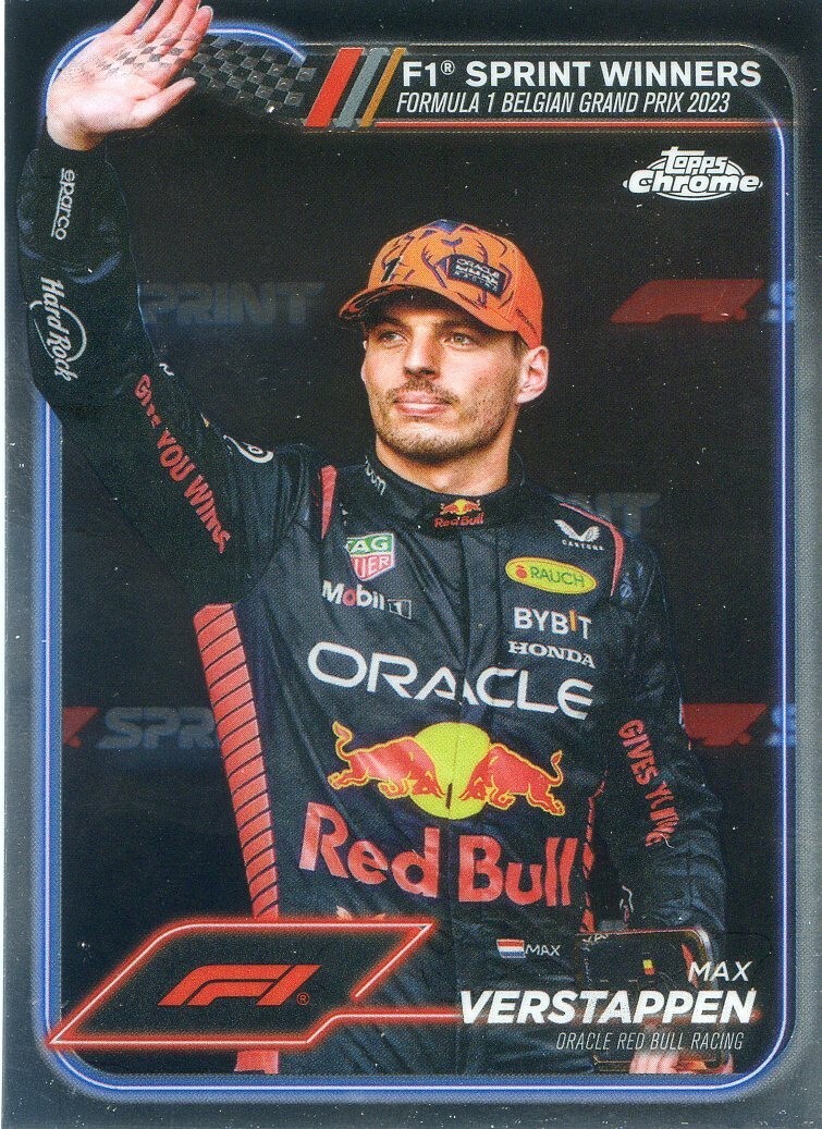 2024 Topps Chrome Formula 1 MAX VERSTAPPEN #150 F1 SPRINT WINNERS