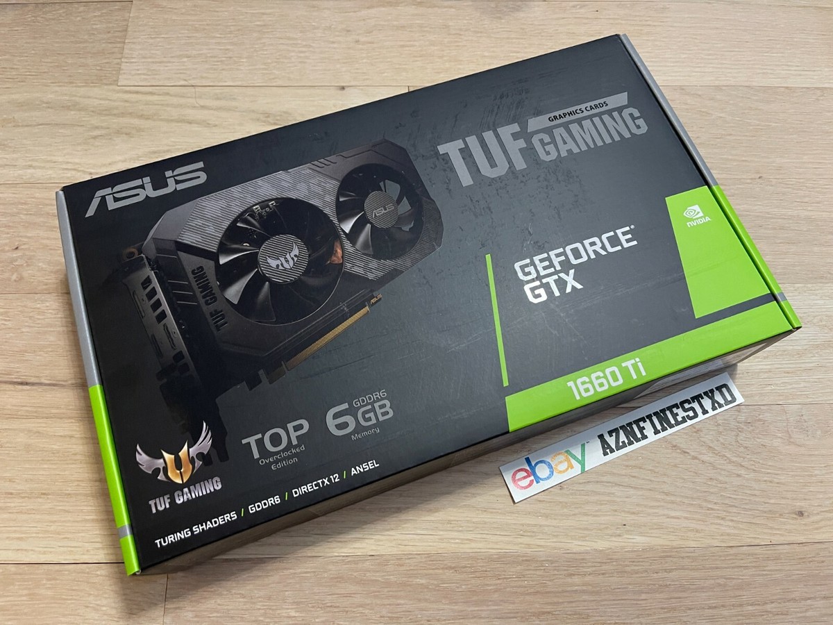 NEW ASUS Tuf 1660 Ti EVO TOP Edition GPU TUF-GTX1660TI-T6G-EVO
