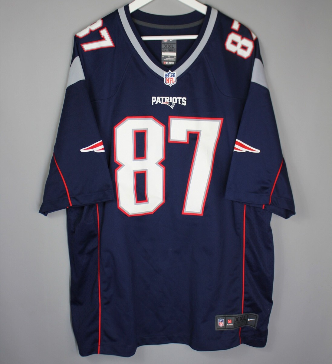NFL NEW ENGLAND PATRIOTS AMERICAN FOOTBALL SHIRT JERSEY #87