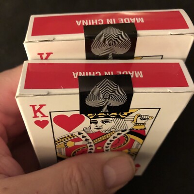 Vintage Playing Cards Dollar Tree 2 Decks Red - Rare & New | eBay