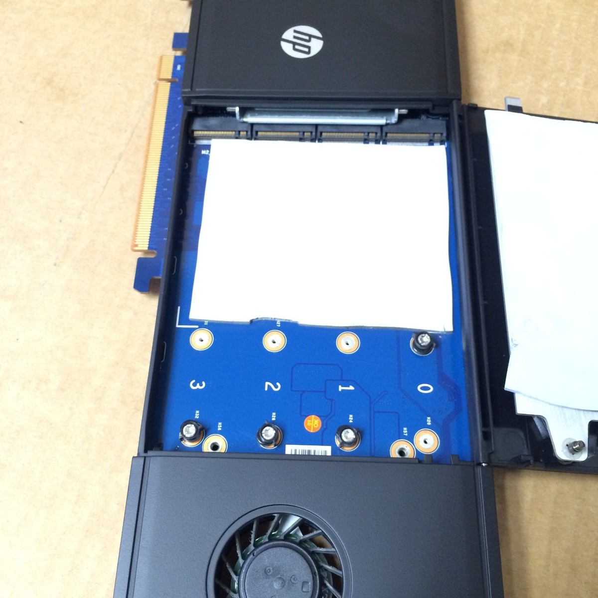 HP Z Turbo Drive Quad Pro PCIe NVMe SSD Adapter P/N: 841969-001