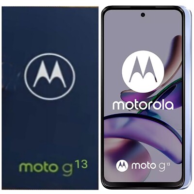 Motorola Moto G13 4G Blue Lavender 128GB + 4GB Dual-Sim Unlocked