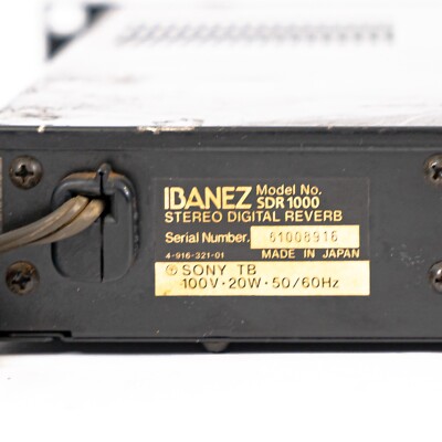 Ibanez SDR 1000 Stereo Digital Reverb *Serviced* - Classic Dual